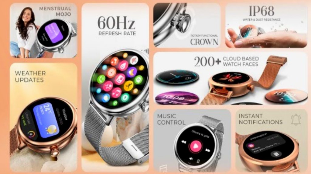 BeatXP Unveils Elegance and Innovation with Eva Smart Watch for Women Launch. beatxp